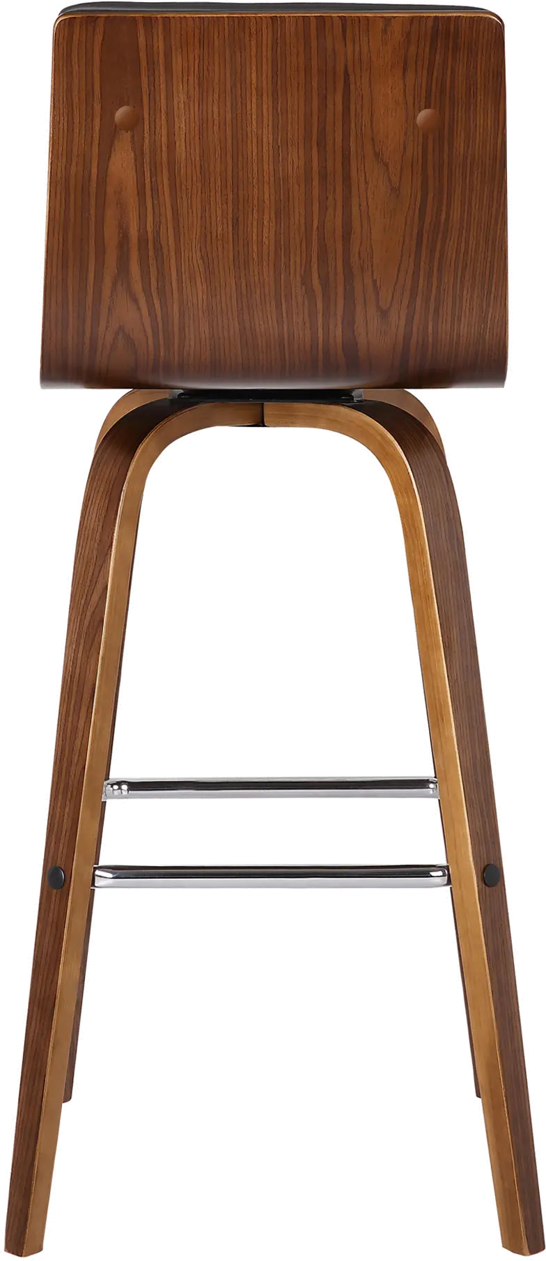 LCVIBAGRWA30 Vienna Gray and Brown Swivel Bar Stool-5