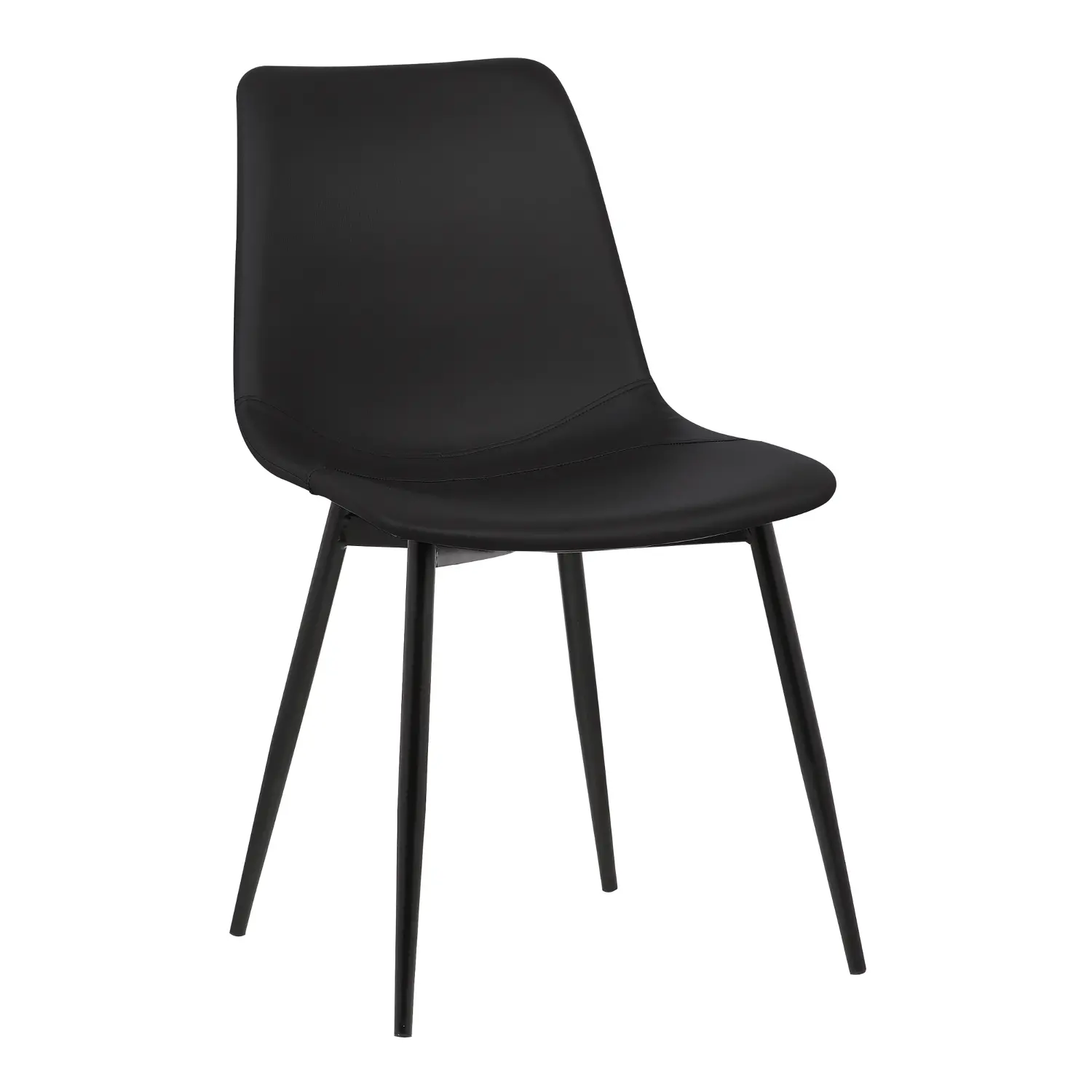 LCMOCHBLACK Monte Black Upholstered Dining Room Chair-1