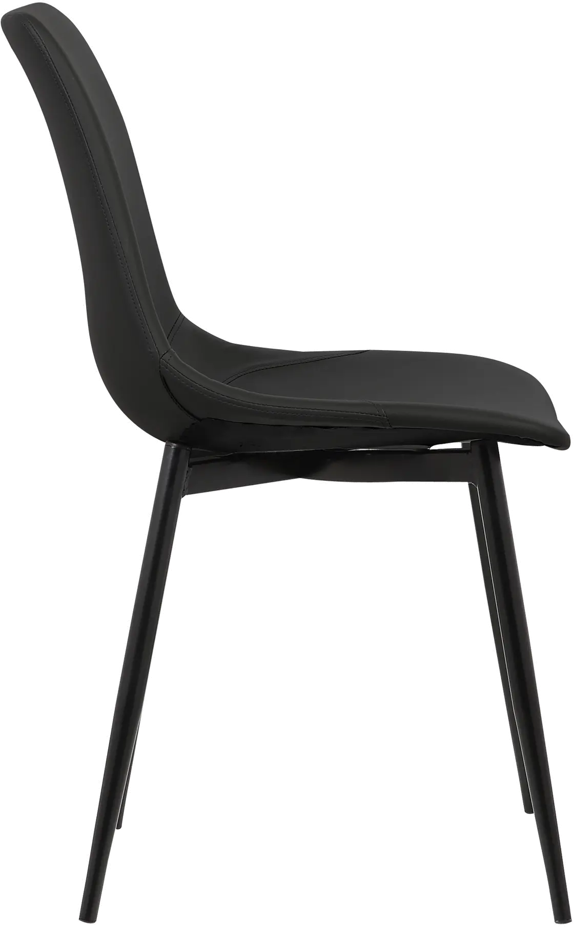 LCMOCHBLACK Monte Black Upholstered Dining Room Chair-4