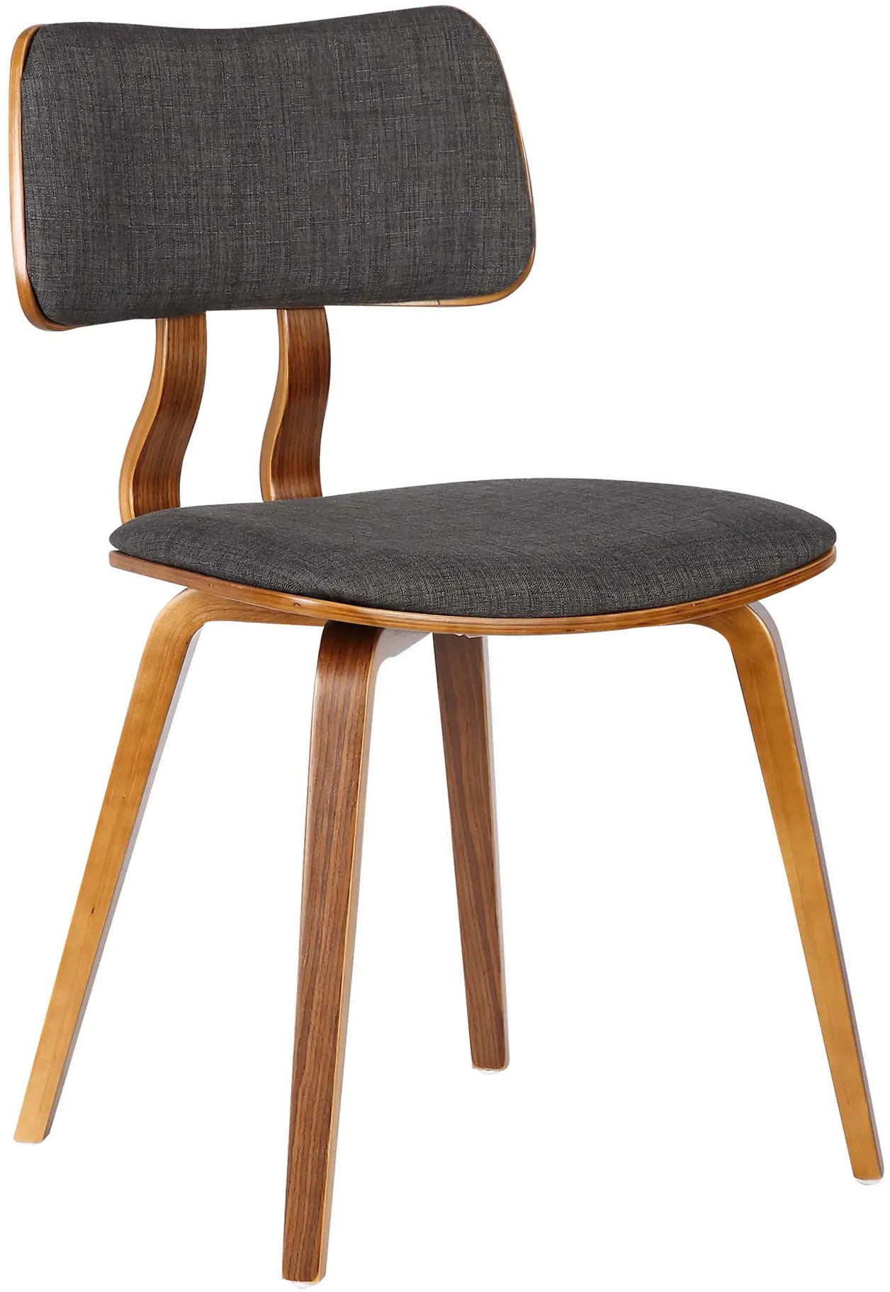 LCJASIWACH Jaguar Charcoal Gray Upholstered Dining Room Chair-1