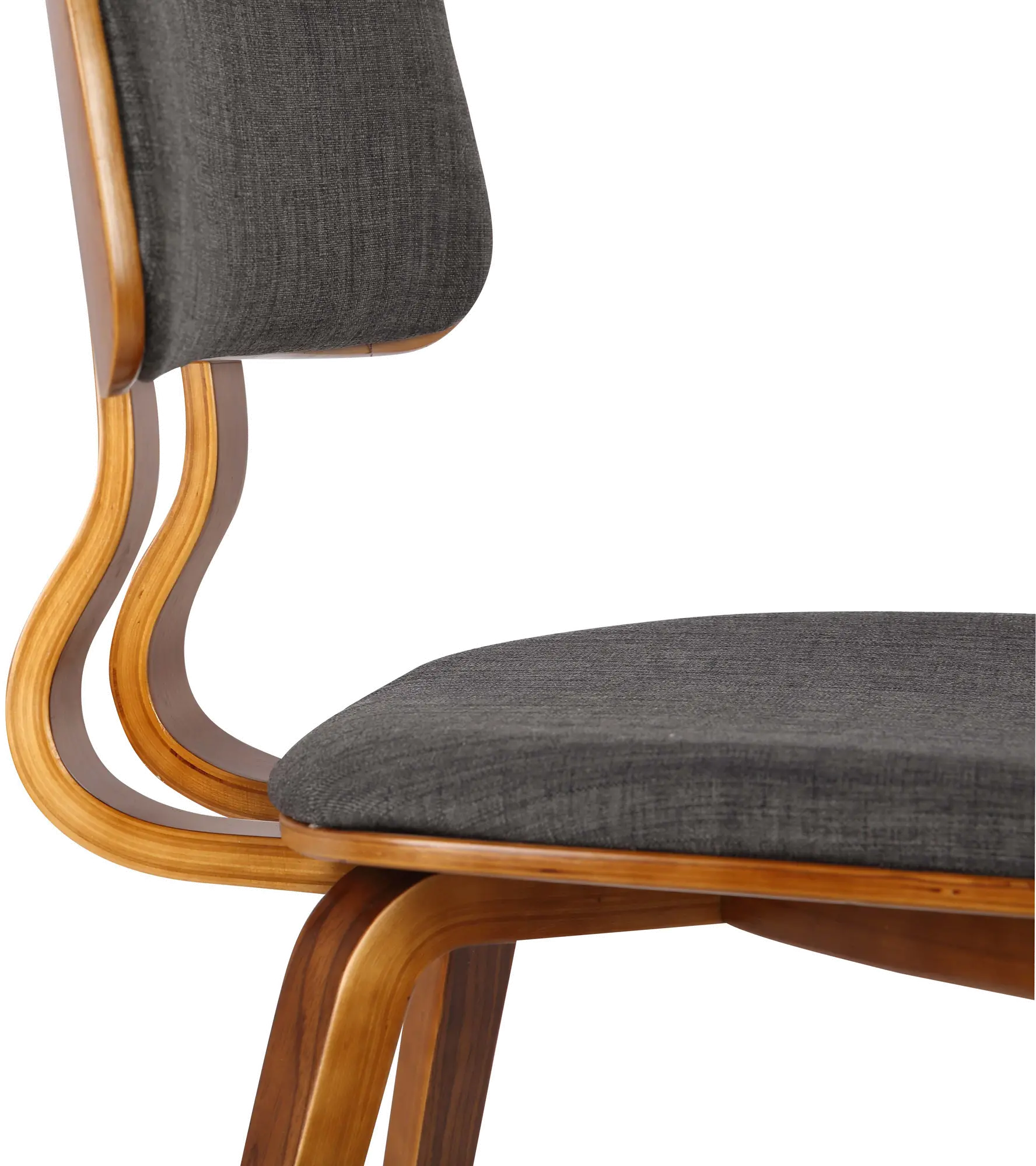 LCJASIWACH Jaguar Charcoal Gray Upholstered Dining Room Chair-7