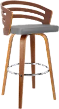 LCJYBAGRWA26 Mid Century Modern Swivel Counter Height Stool - Jayden