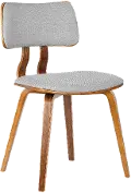 LCJASIWAGRAY Jaguar Light Gray Upholstered Dining Room Chair
