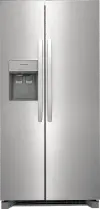FRSS2323AS Frigidaire 22.3 cu ft Side by Side Refrigerator - 33 W Stainless Steel