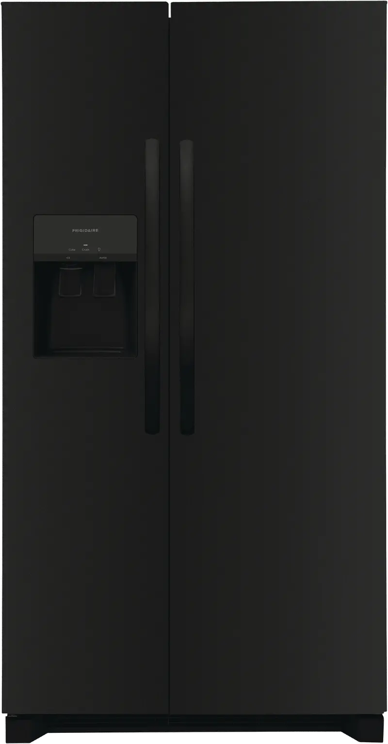 Frigidaire 25.6 cu ft Side by Side Refrigerator - Black