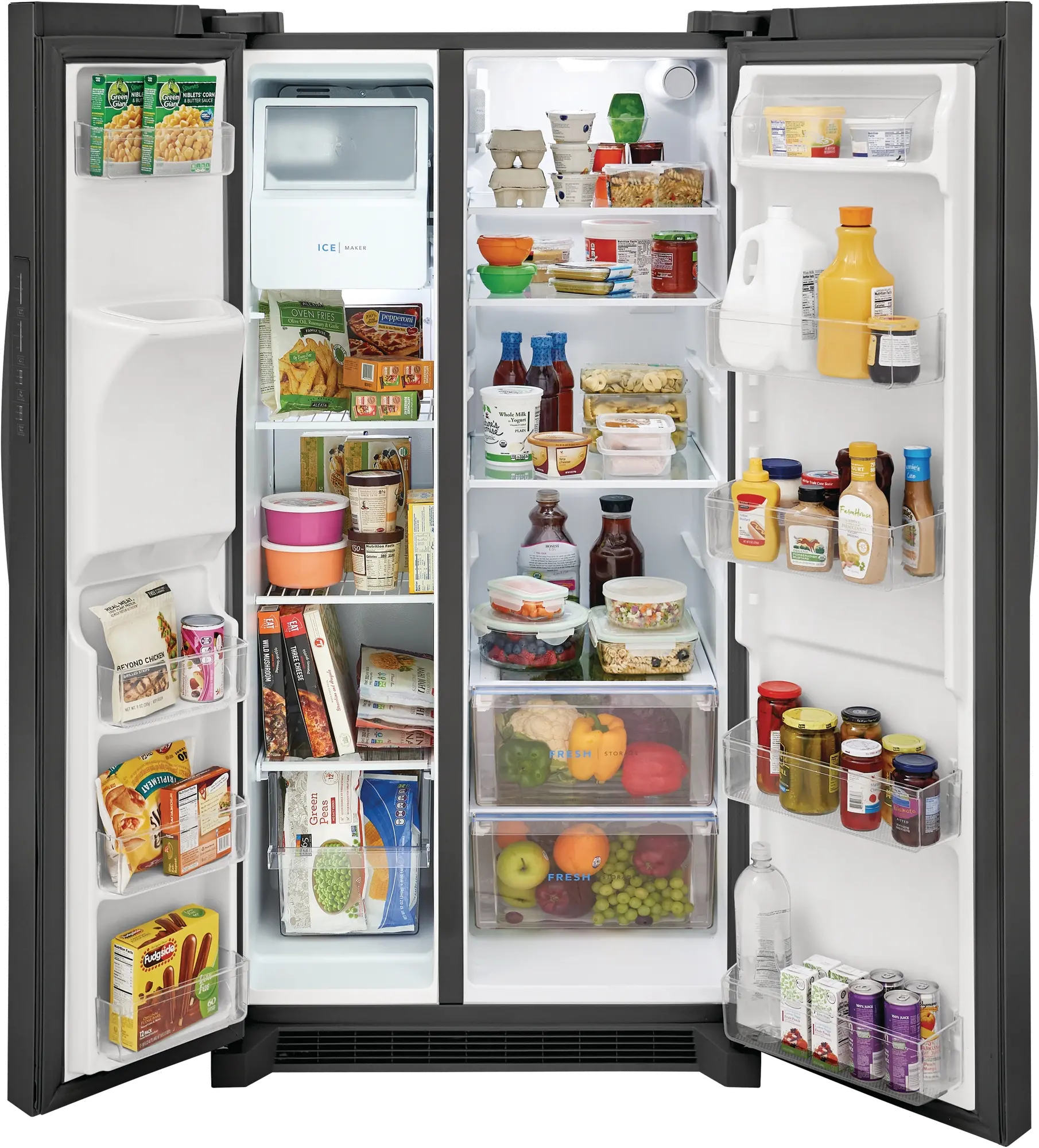 FRSS2623AD Frigidaire 25.6 cu ft Side by Side Refrigerator - Black Stainless Steel-4