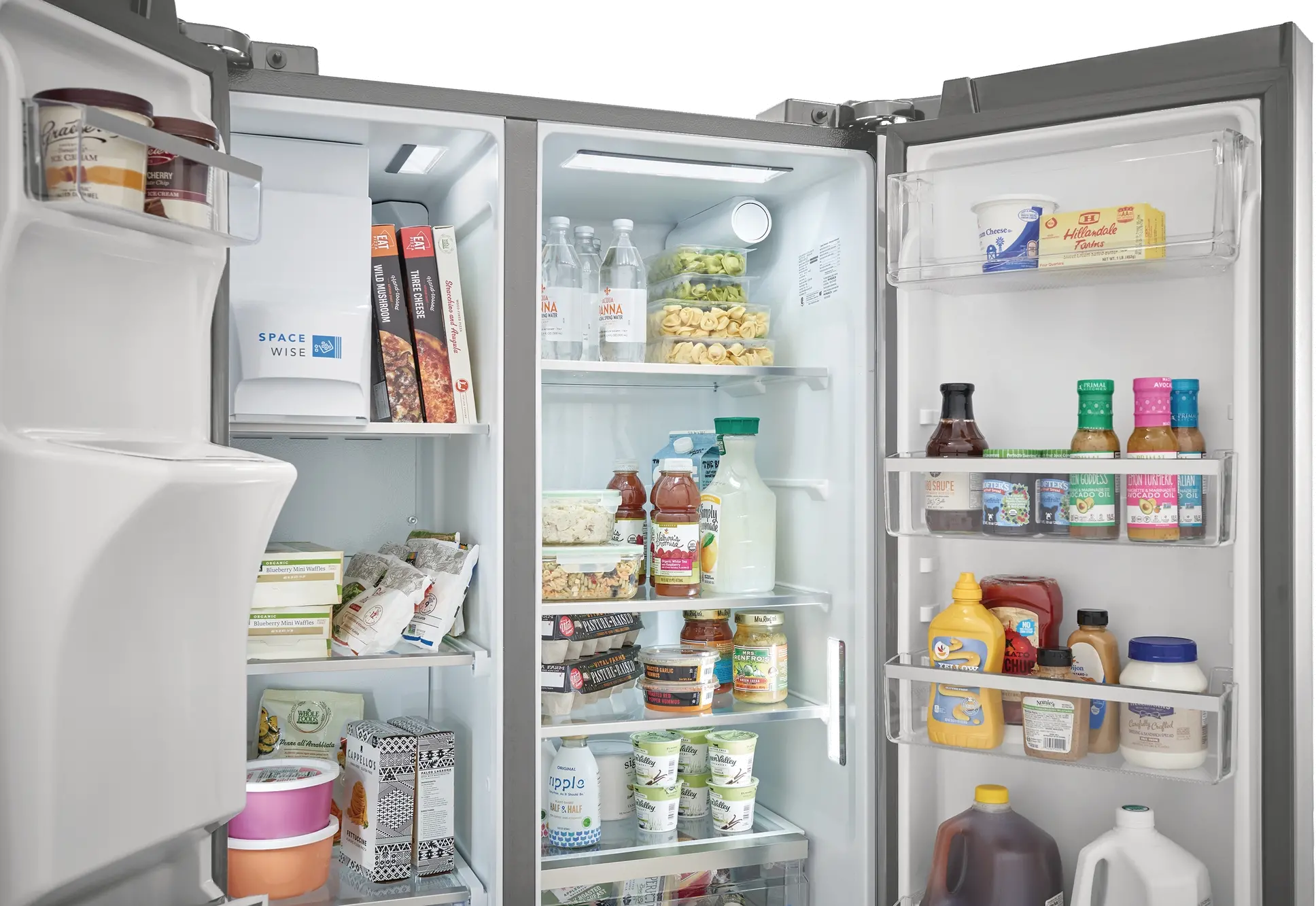 GRSC2352AF Frigidaire Gallery 22.3 cu ft Side by Side Refrigerator - Counter Depth Stainless Steel-4