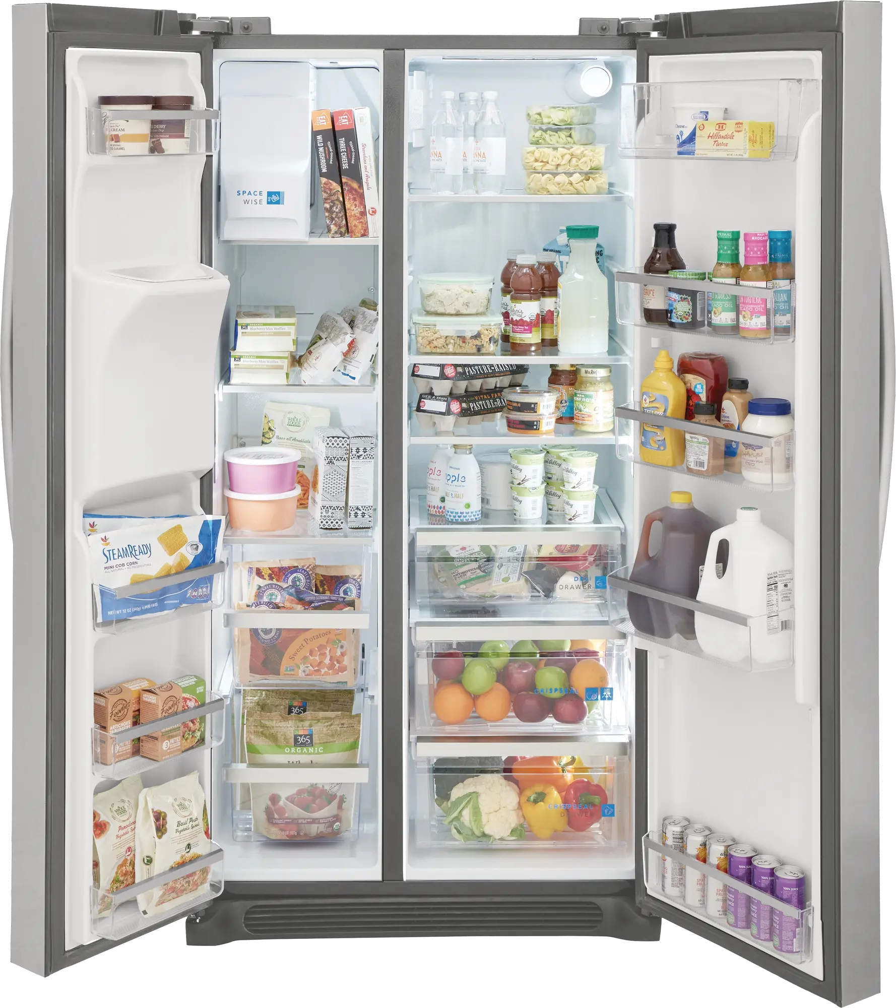 GRSC2352AF Frigidaire Gallery 22.3 cu ft Side by Side Refrigerator - Counter Depth Stainless Steel-6