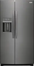 GRSC2352AD Frigidaire Gallery 22.3 cu ft Side by Side Refrigerator - Counter Depth Black Stainless Steel