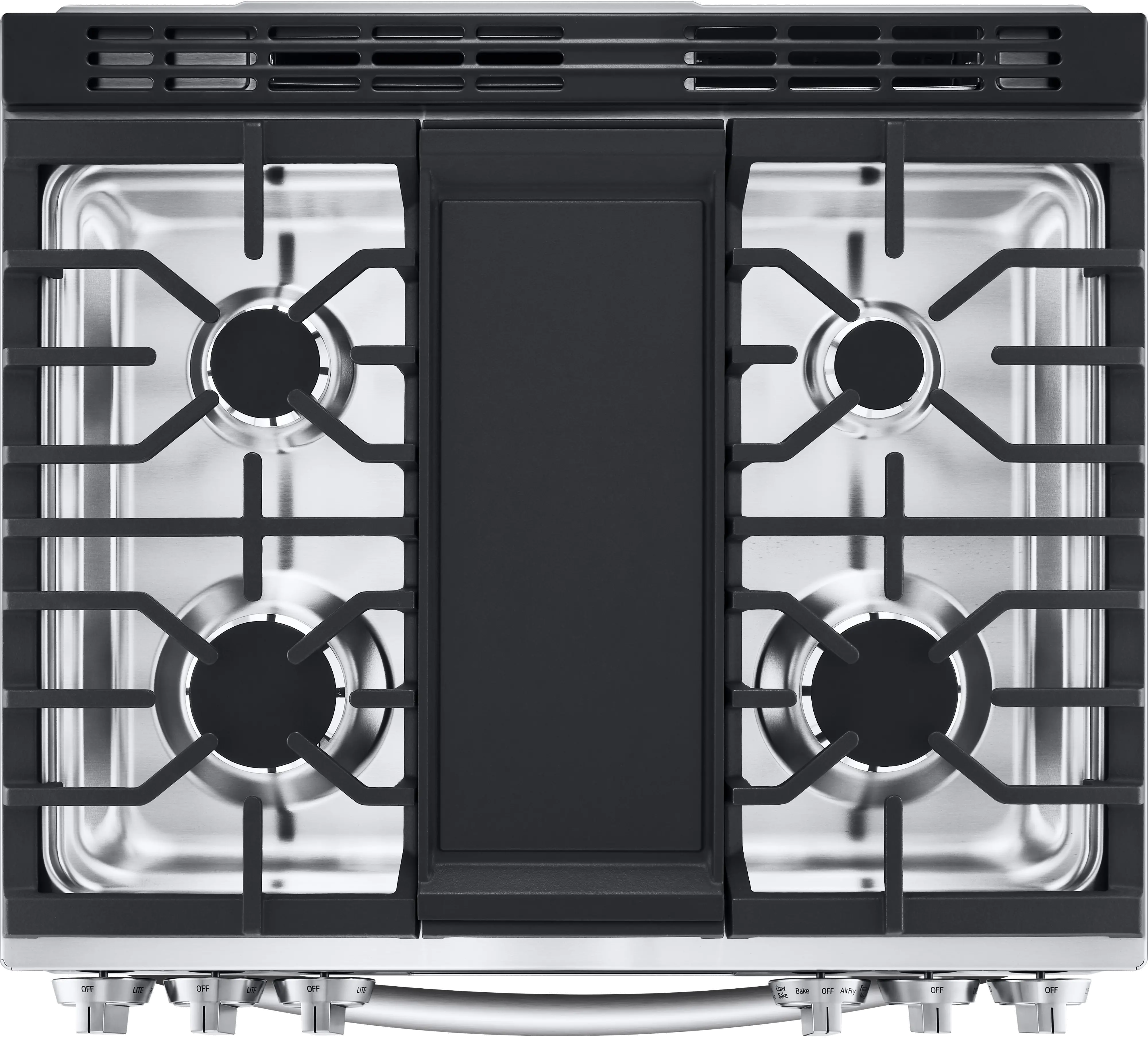 LSGL6335F LG 6.3 cu ft Gas Range with InstaView -Stainless Steel-5