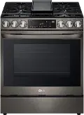 LSGL6335D LG 6.3 cu ft Gas Range with InstaView - Black Stainless Steel