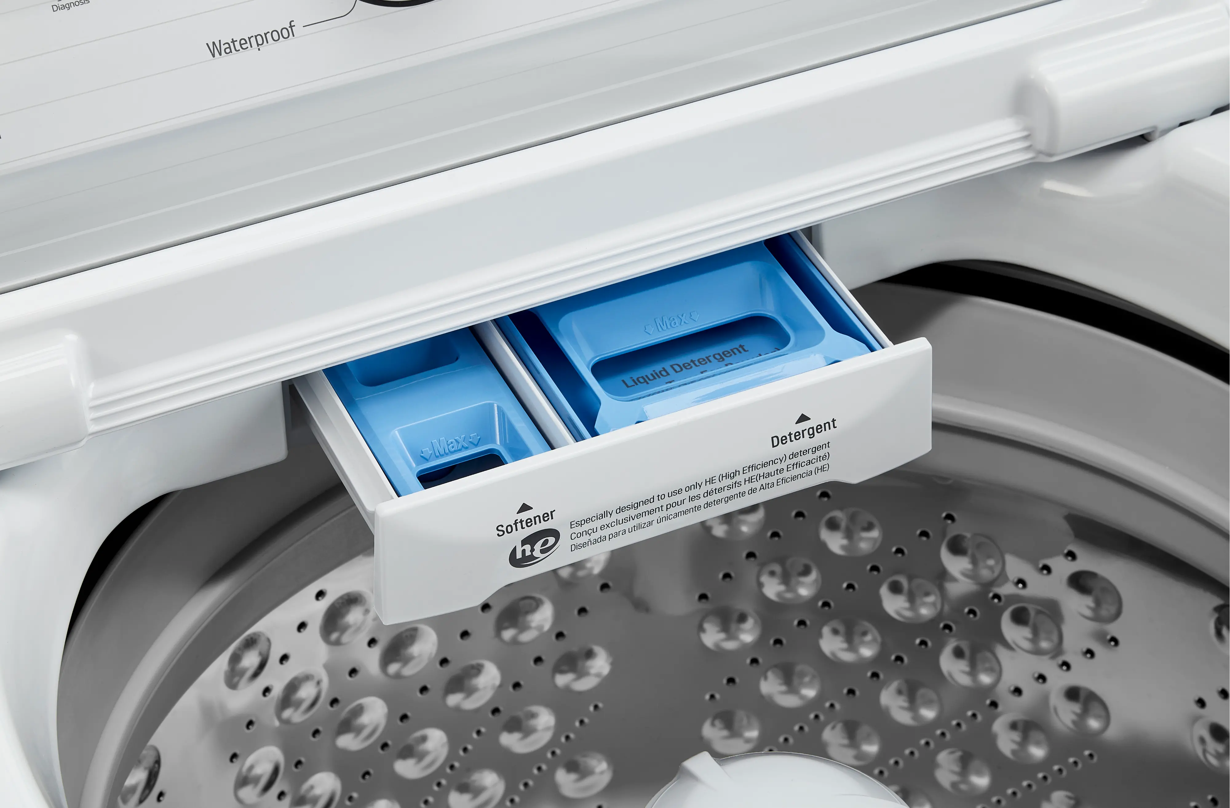 WT7005CW LG 4.3 cu. ft. Mega Capacity Top Load Washer with 4-Way Agitator & TurboDrum Technology - 4.3 cu. ft. White-5