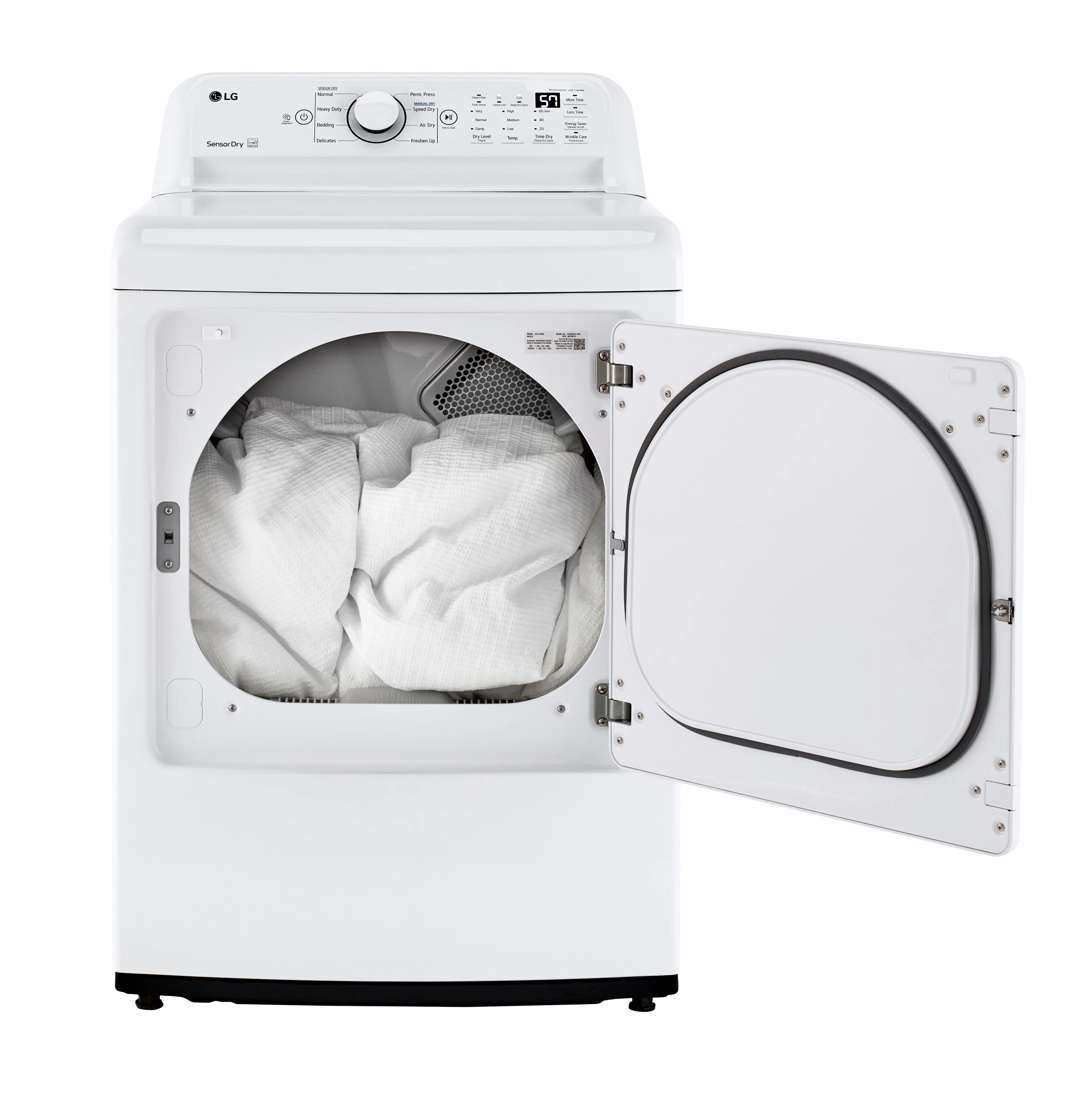 DLG7001W LG Gas Dryer 7000 - 7.3 cu. ft. White-4