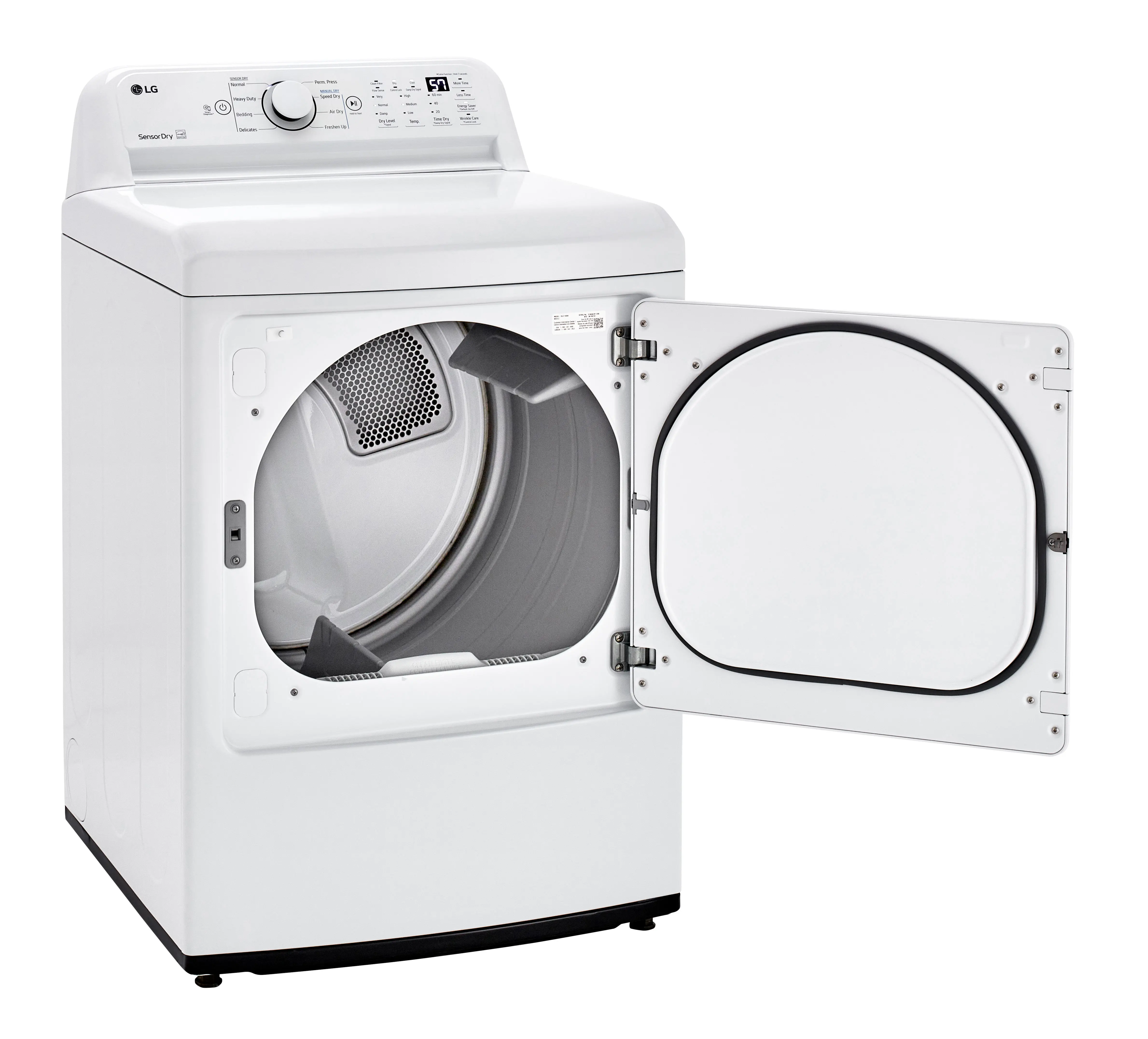 DLG7001W LG Gas Dryer 7000 - 7.3 cu. ft. White-7