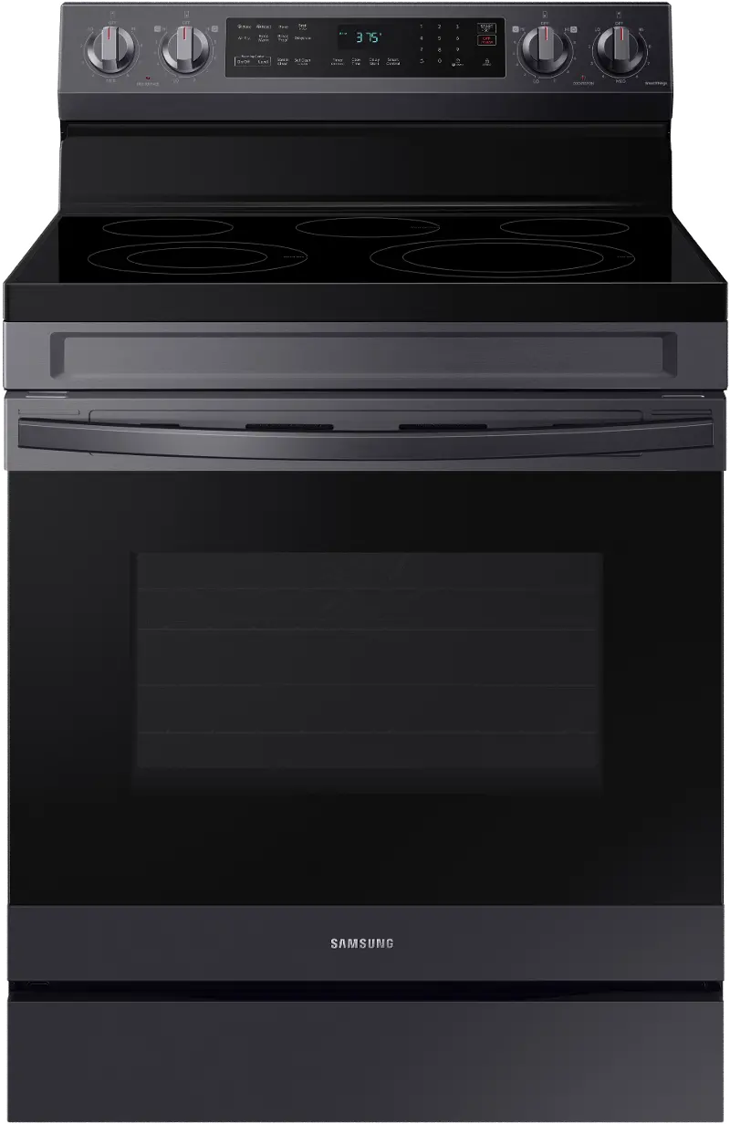 Samsung 6.3 cu ft Electric Range - Black Stainless Steel