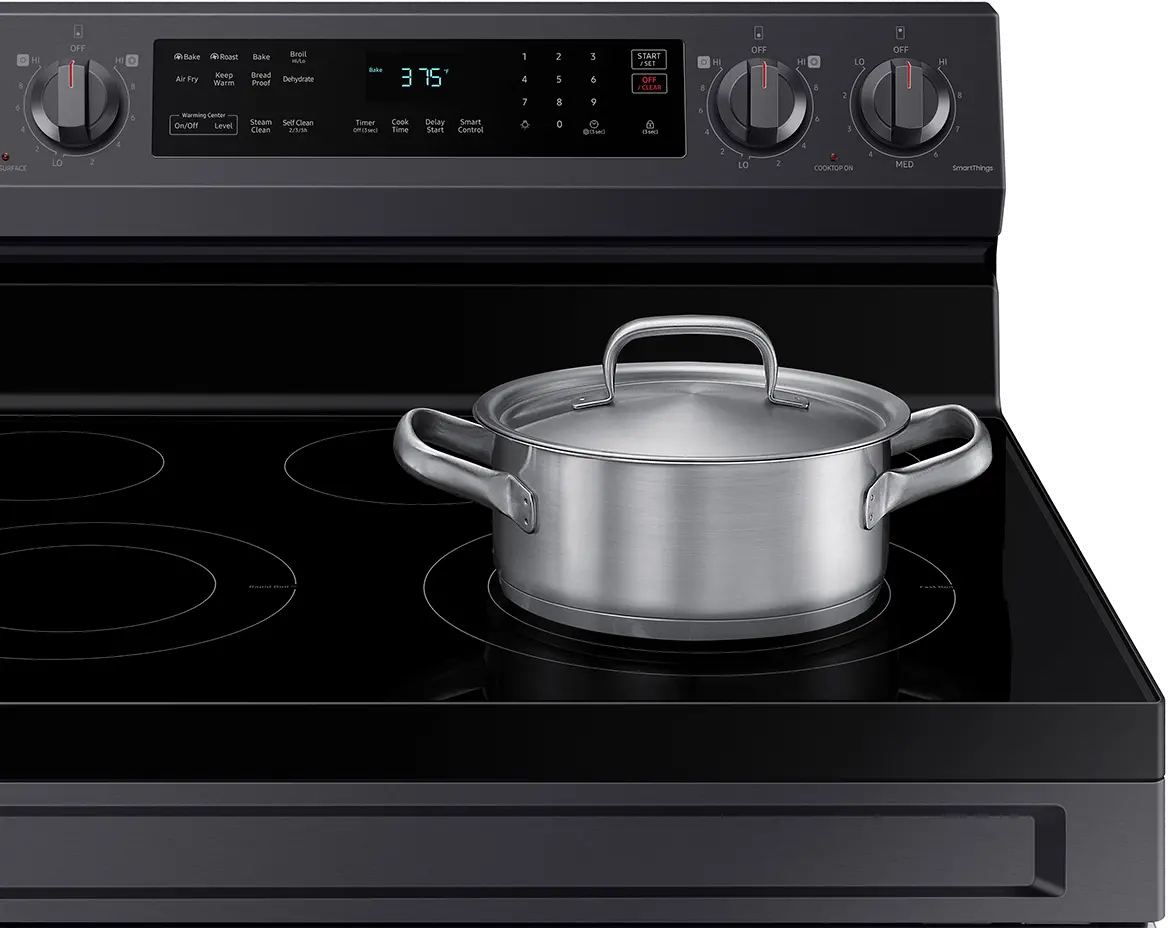NE63A6511SG Samsung 6.3 cu ft Electric Range - Black Stainless Steel-2