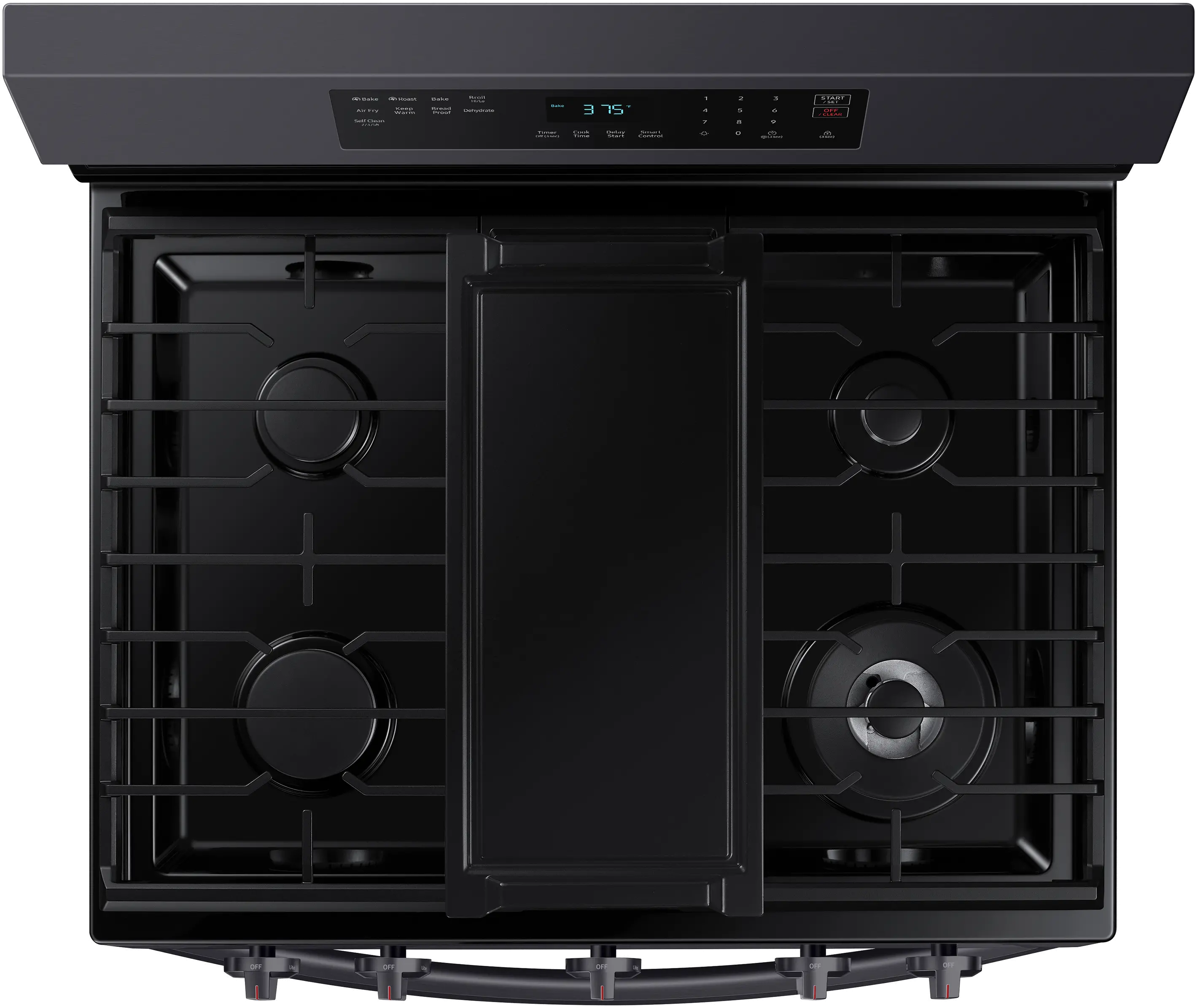 NX60A6511SG Samsung 6 cu ft Gas Range - Black Stainless Steel-11