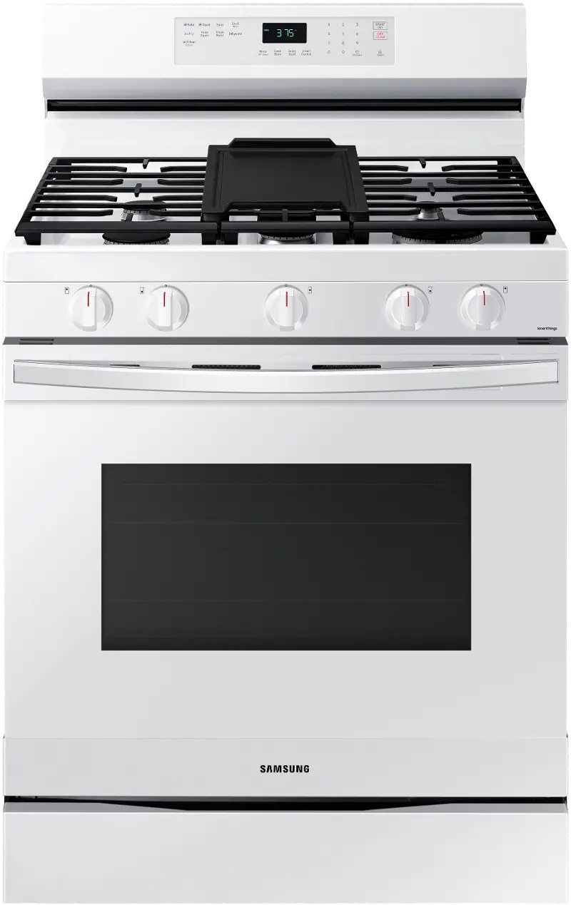 Samsung 6 cu ft Gas Range - White