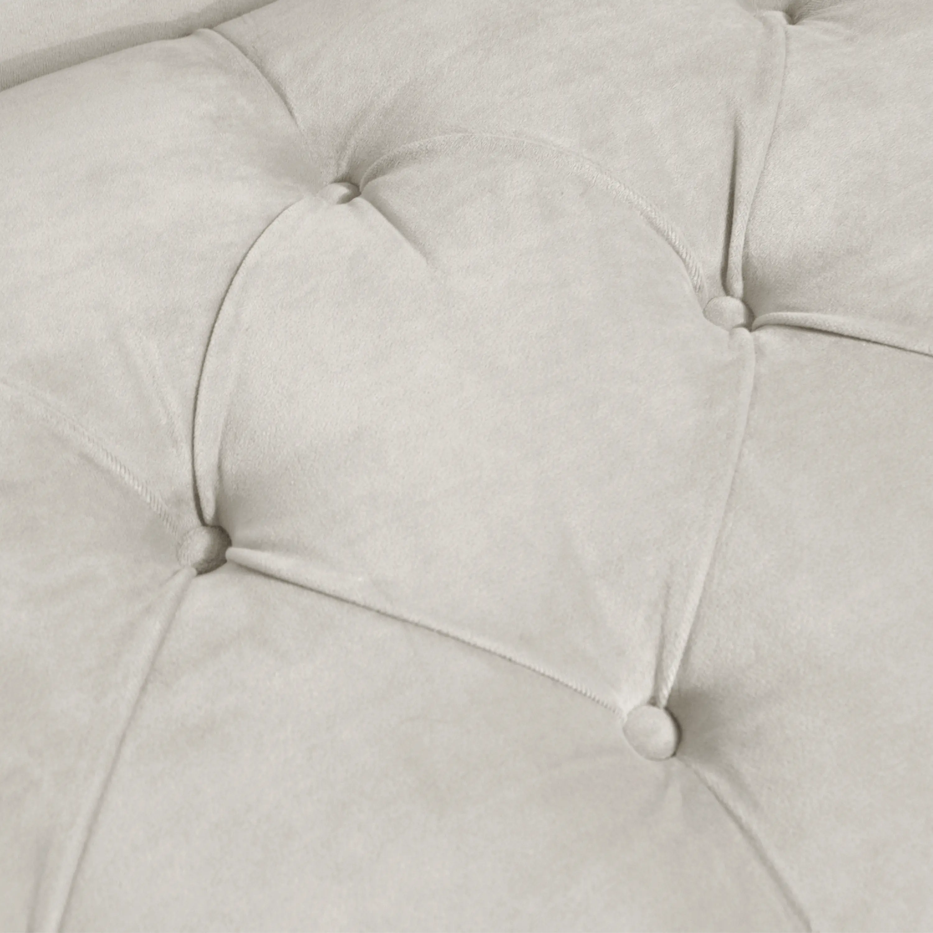 8087VLVLGHGR Carmen Velvet Light Gray Single Arm Chaise - Skyline Furniture-4