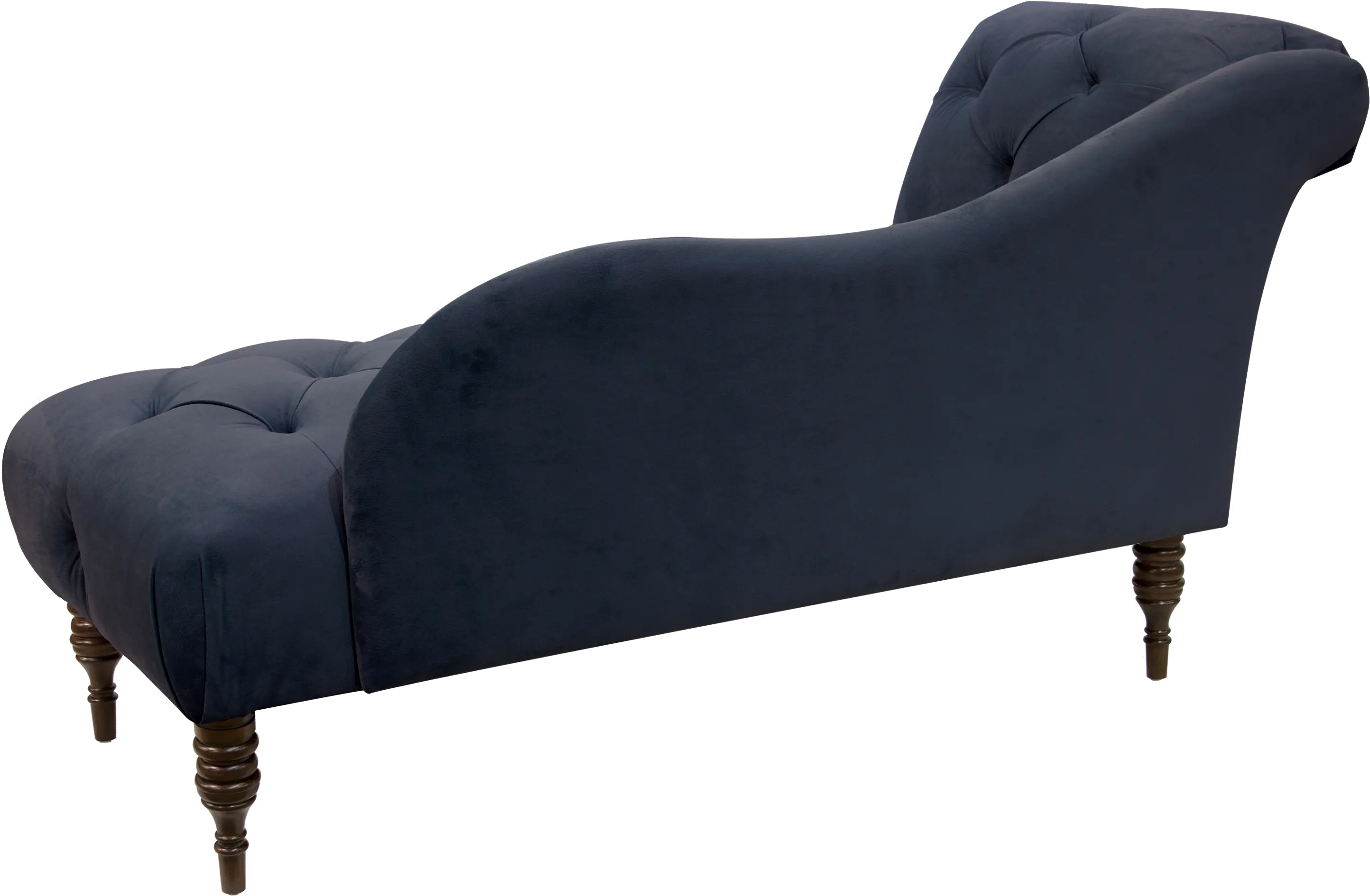 8087VLVINK Carmen Velvet Navy Single Arm Chaise - Skyline Furniture-3