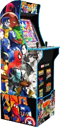 ARCADE1UP/MARVELVSCP Arcade1Up Marvel vs Capcom Arcade with Riser and Stool
