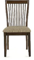 Zoey Brown Slat Back Dining Chair