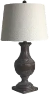 Cottage Bronze Espresso Table Lamp
