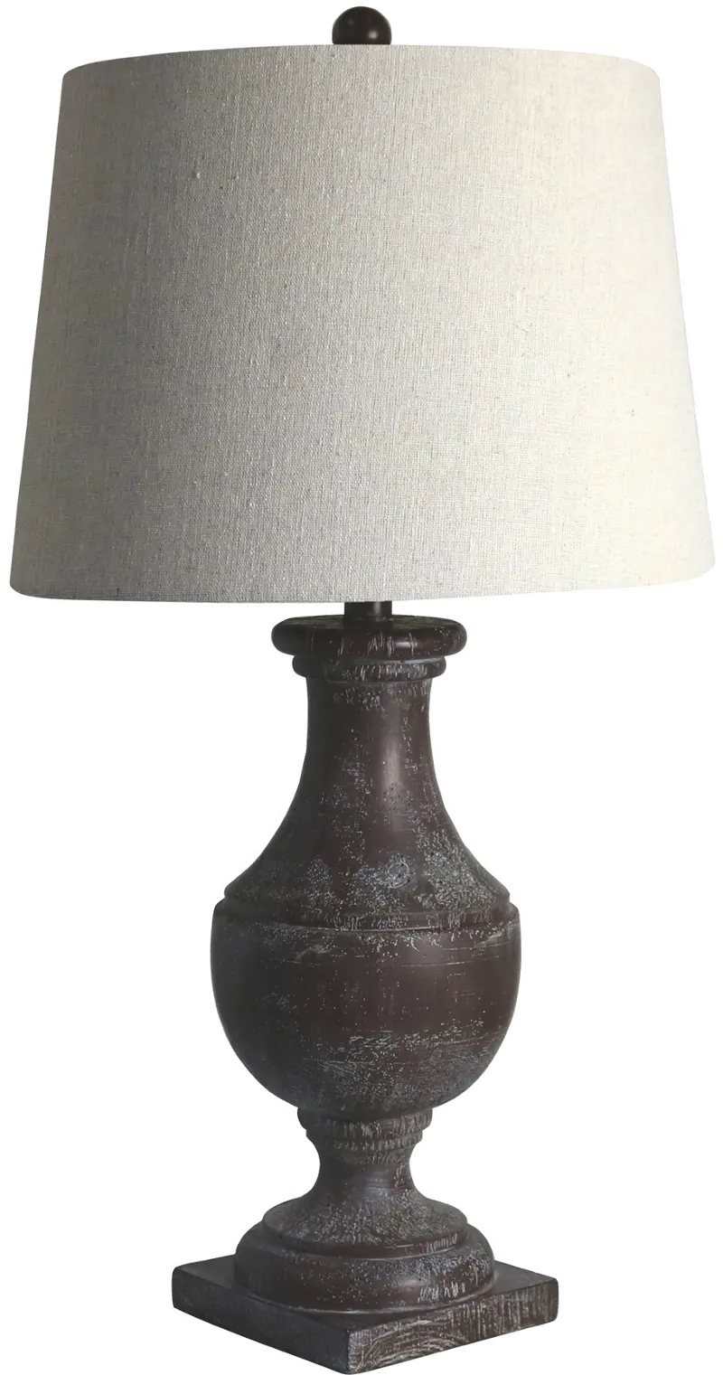 Cottage Bronze Espresso Table Lamp