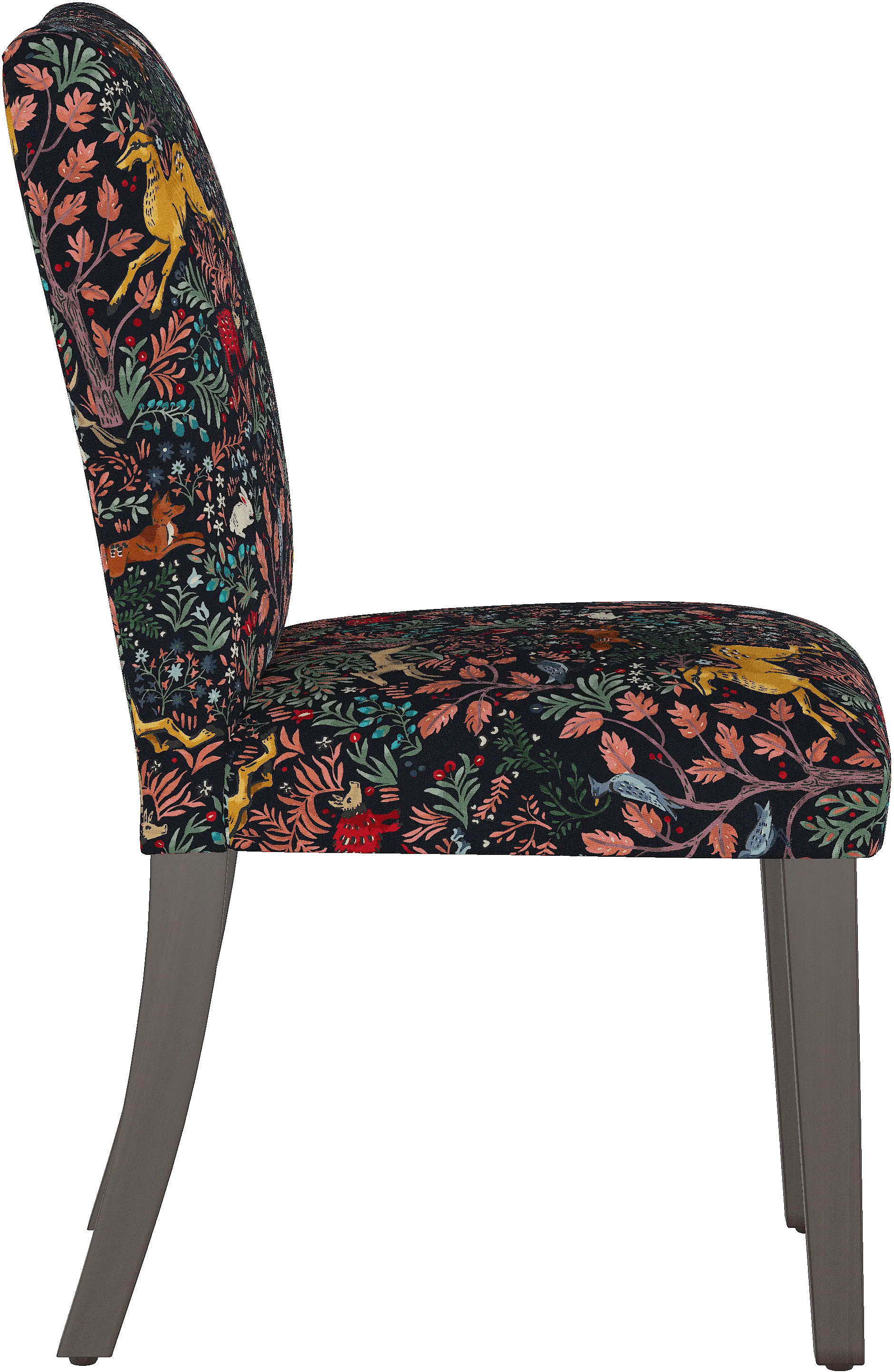 63-6FRLNVOGA Drew Navy Woodland Dining Chair - Skyline Furniture-2