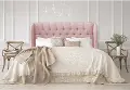 411FLNNBLS Jaclyn Blush Sloped Wingback Full Headboard - Skyline Furniture