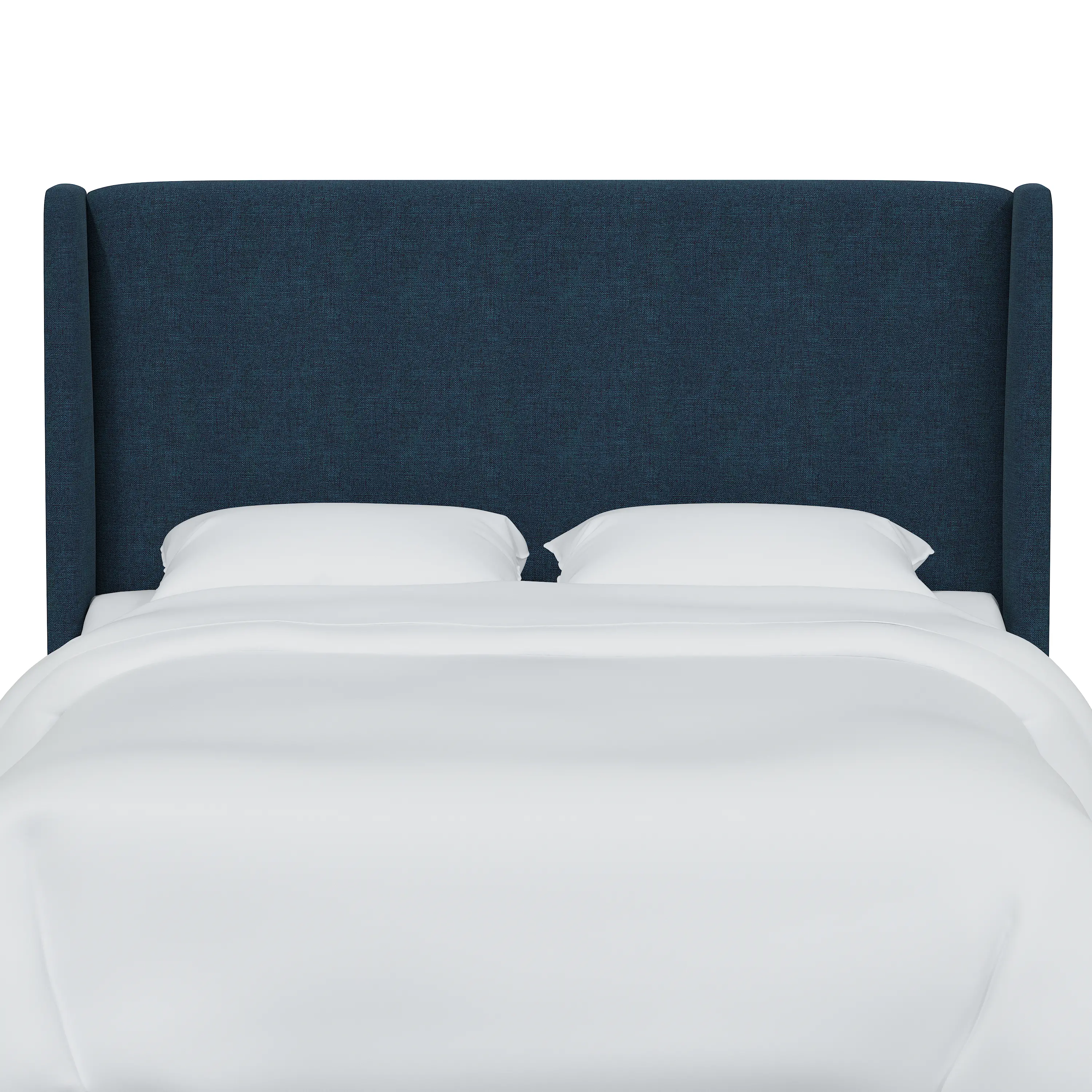430TZMNV Tiffany Navy Curved Wingback Twin Headboard - Skyline Furniture-2