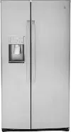 PZS22MYKFS GE Profile 21.9 cu ft Side by Side Refrigerator - Counter Depth Stainless Steel