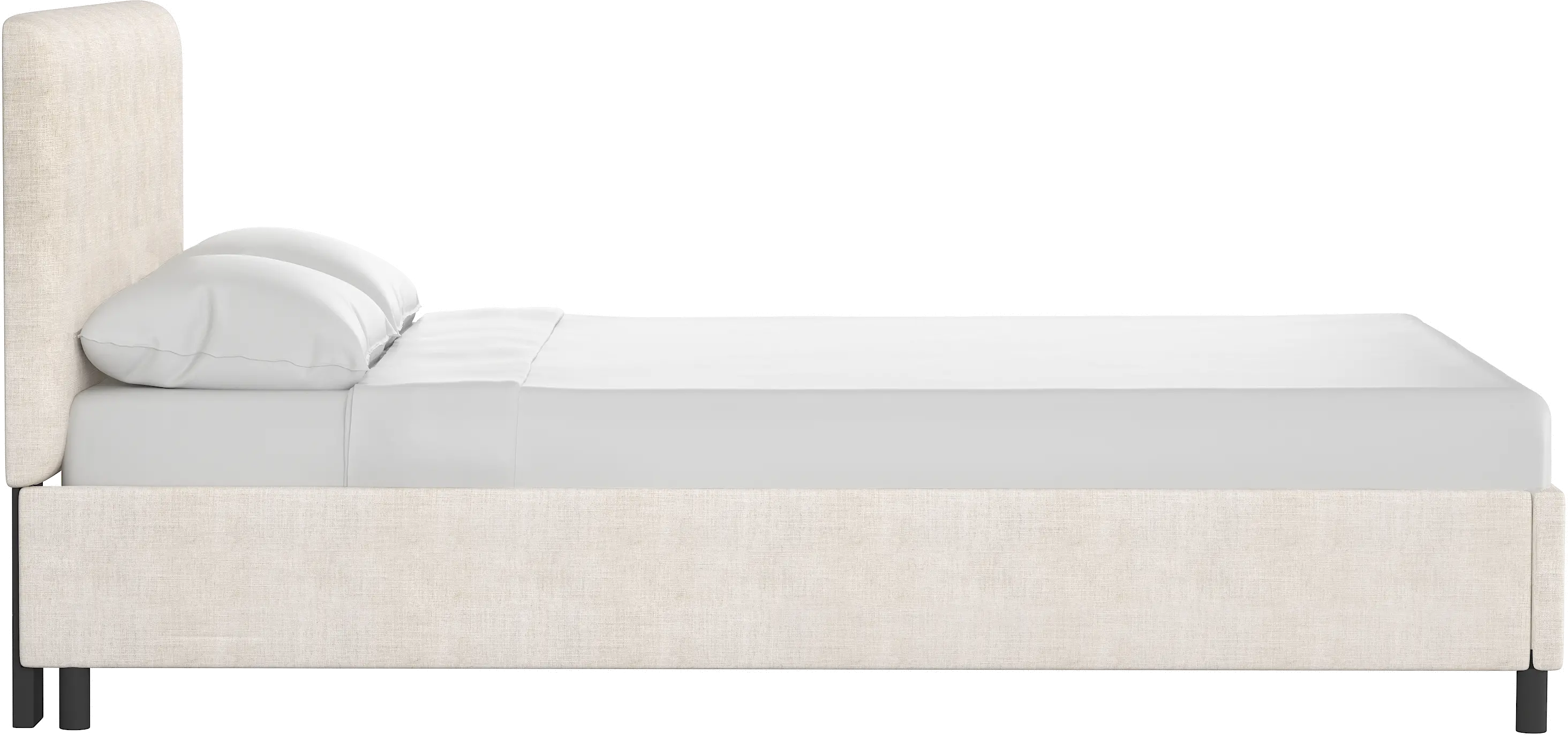 754PBDLNNTLC Brianna Ivory California King Platform Bed - Skyline Furniture-4