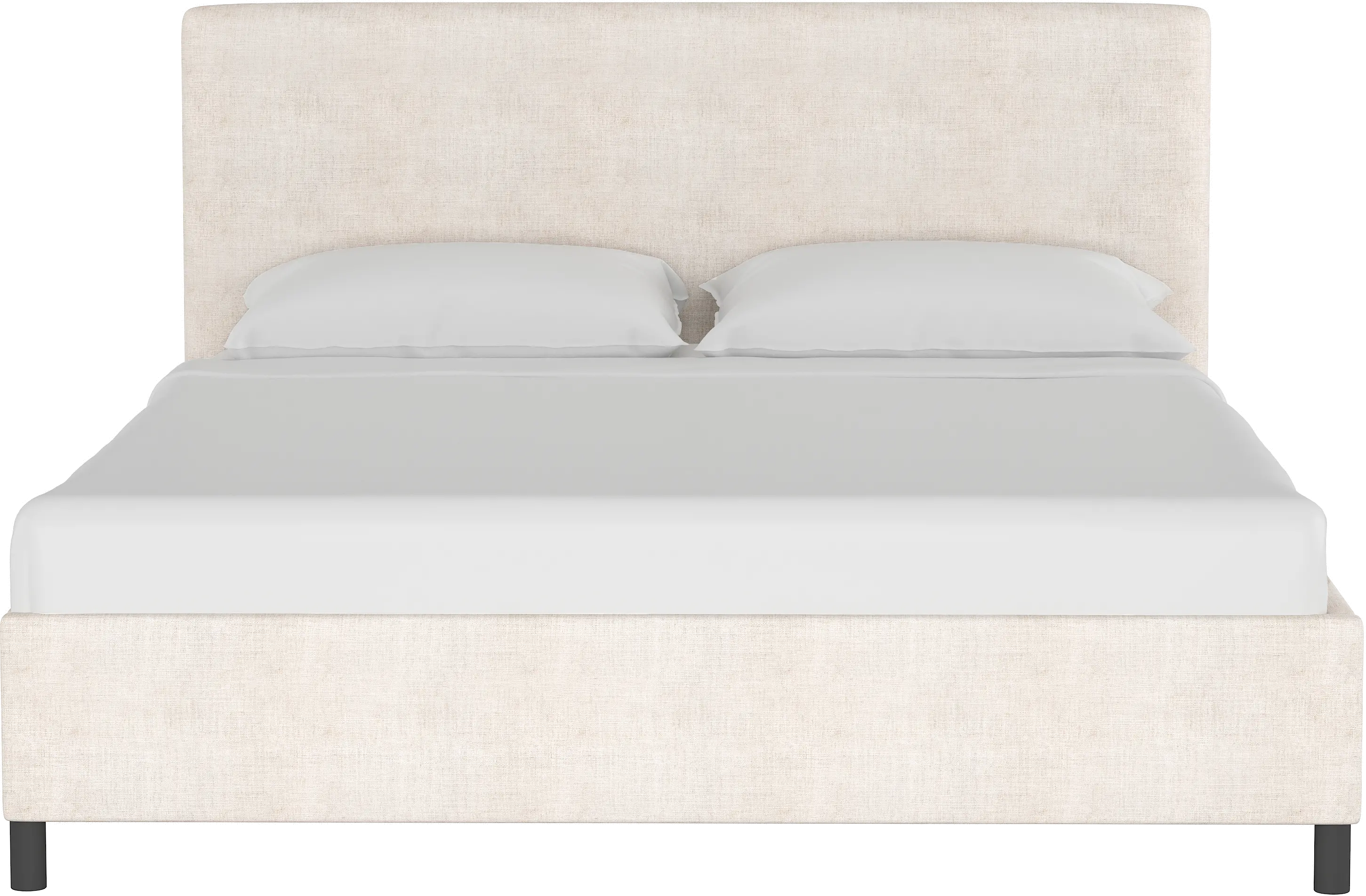 752PBDLNNTLC Brianna Ivory Queen Platform Bed - Skyline Furniture-1