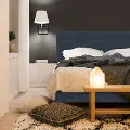 750PBDLNNNV Brianna Navy Twin Platform Bed - Skyline Furniture