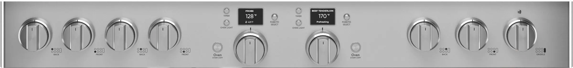 C2Y486P2TS1 Cafe 8.25 cu ft Double Oven Dual Fuel Range - Stainless Steel 48 Inch-4