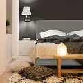 752PBDLNNGR Brianna Gray Queen Platform Bed - Skyline Furniture
