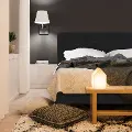 753PBDLNNBLC Brianna Black King Platform Bed - Skyline Furniture
