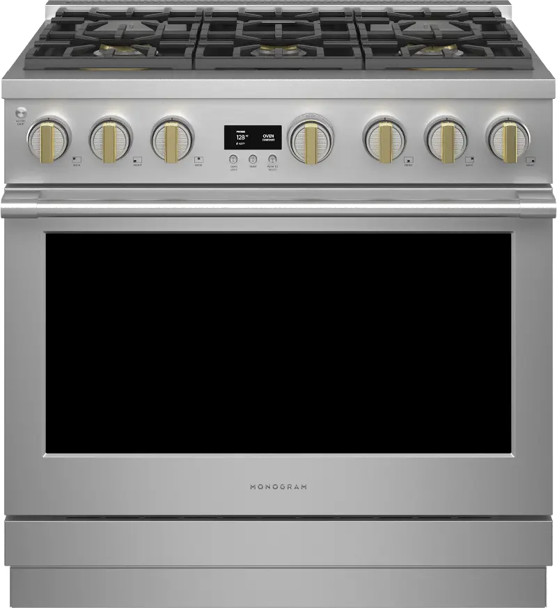 Monogram Professional 5.75 cu ft Dual Fuel Range - Stainless Steel 36 Inch