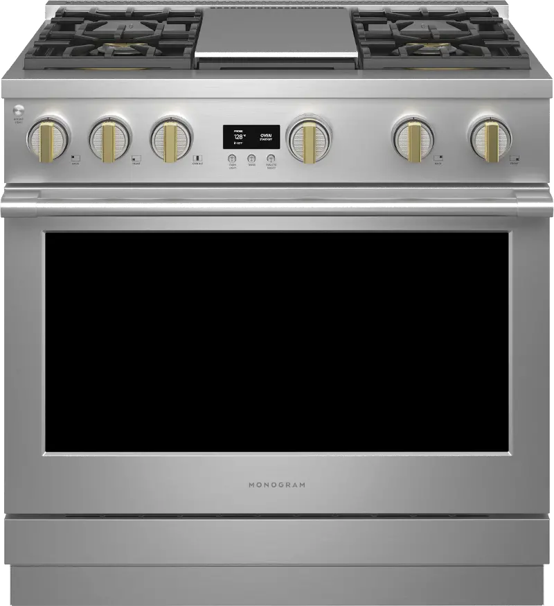 Monogram Professional 6.2 cu ft Gas Range - Stainless Steel 36 Inch