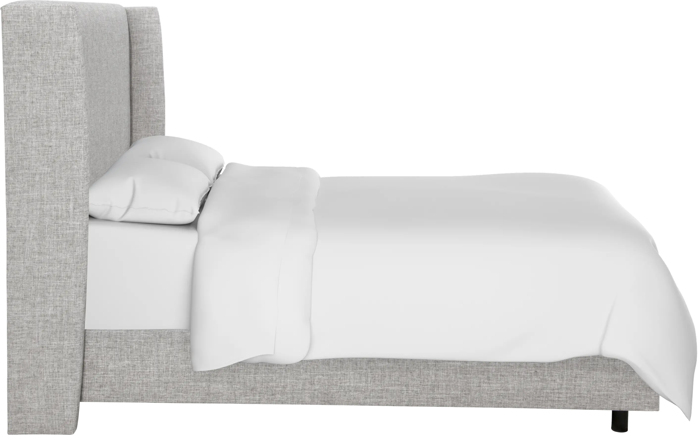 430BEDZMPMC Sasha Gray Curved Wingback Twin Bed - Skyline Furniture-5