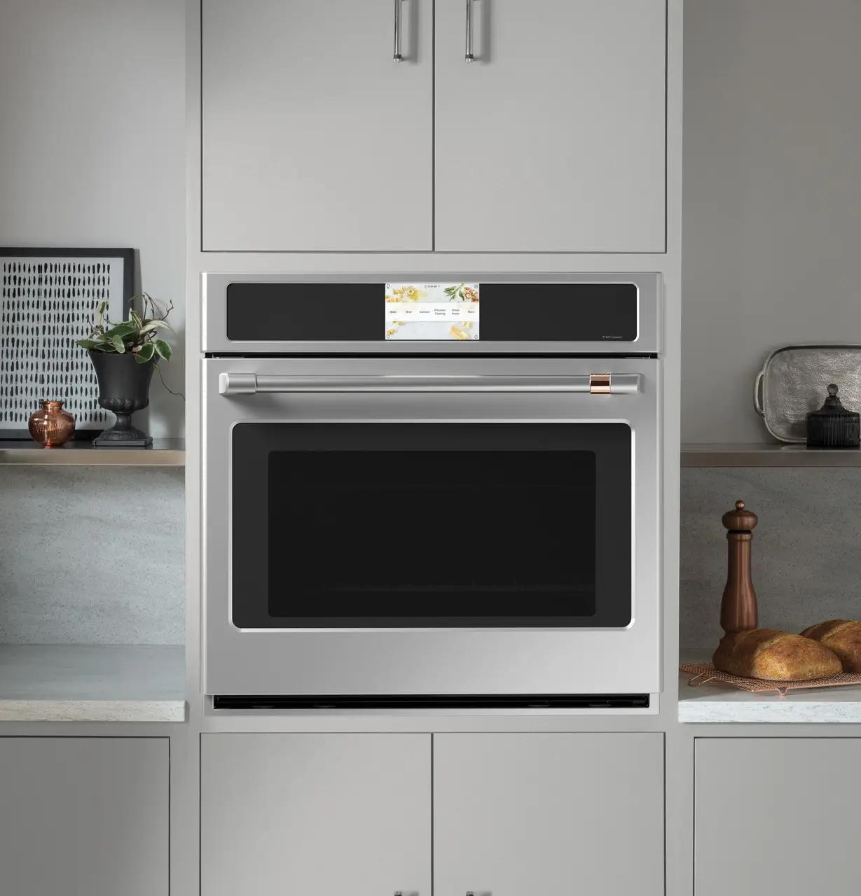 CTS90DP2NS1 Cafe 5 cu ft 30 Inch Single Wall Oven - Stainless Steel-2