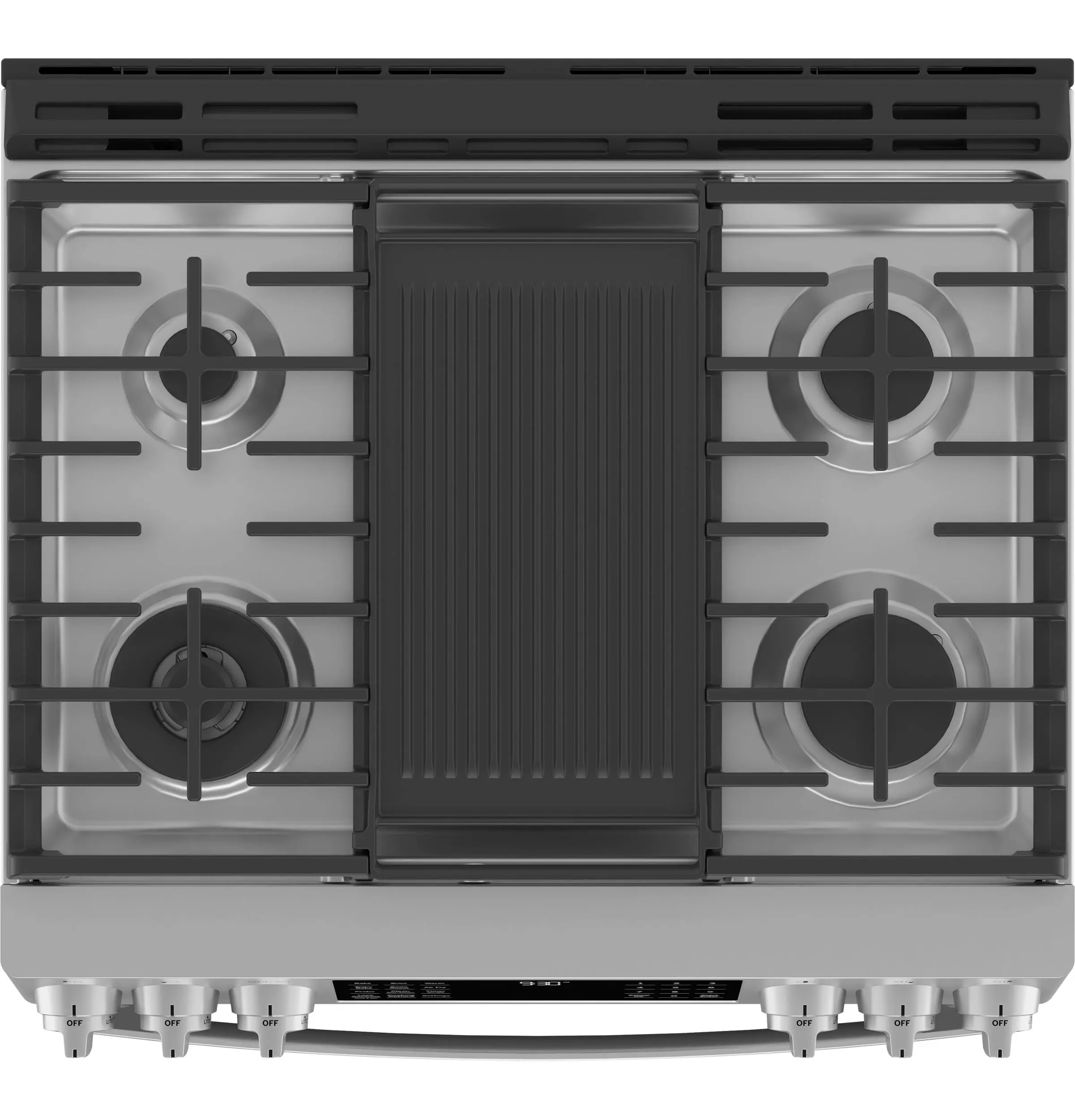 P2S930YPFS GE Profile 5.6 cu ft Dual Fuel Range - Stainless Steel-4