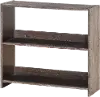 Farmhouse Brushed Brown Small Bookcase - Barn Door