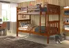 Craftsman Espresso Brown Twin-over-Twin Bunk Bed