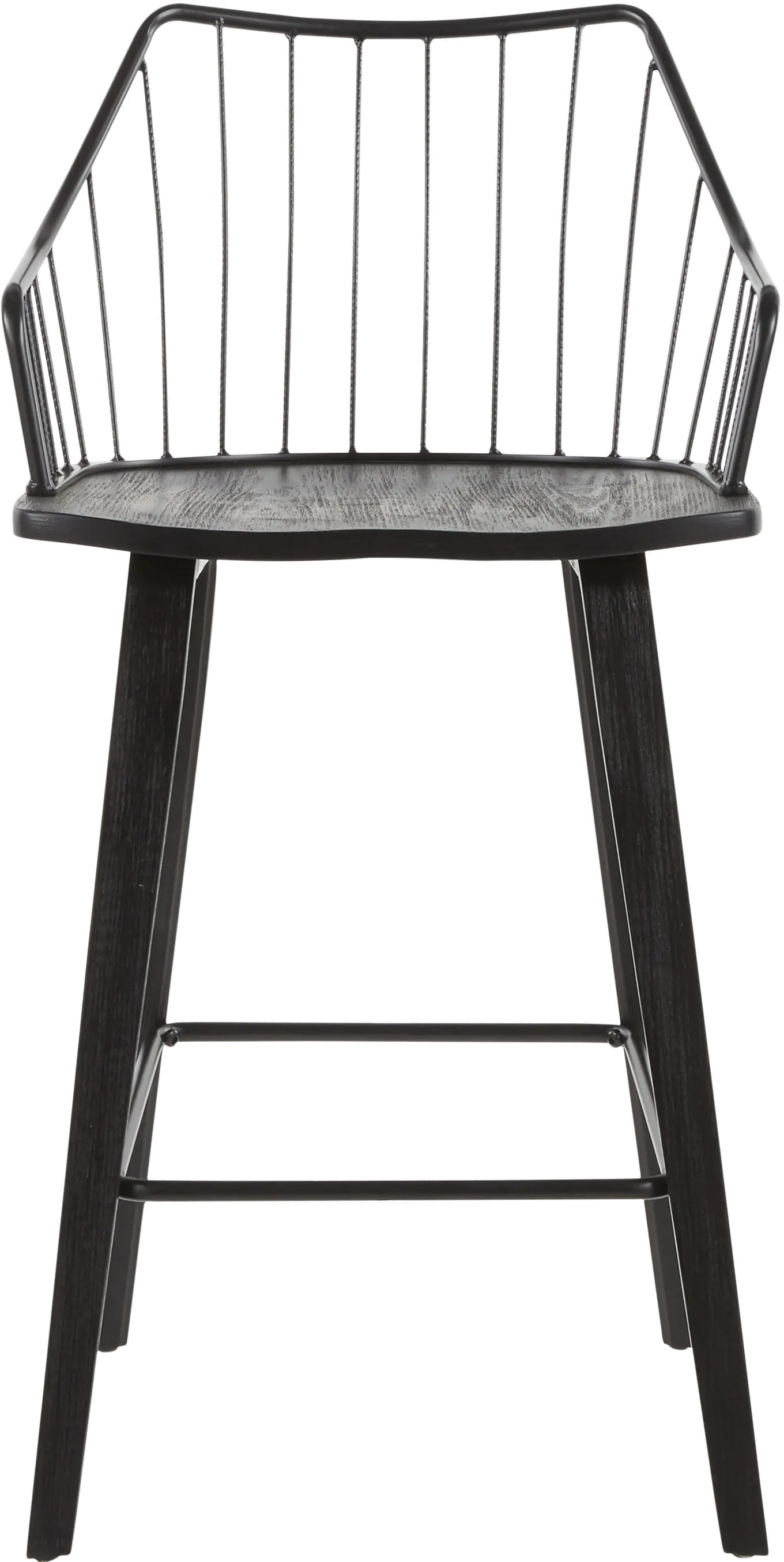 B26-WINSTN BKBK Winston Black Counter Stool-3