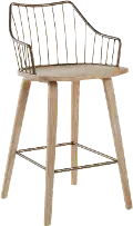 B26-WINSTN WWANCU Winston Whitewash Counter Stool