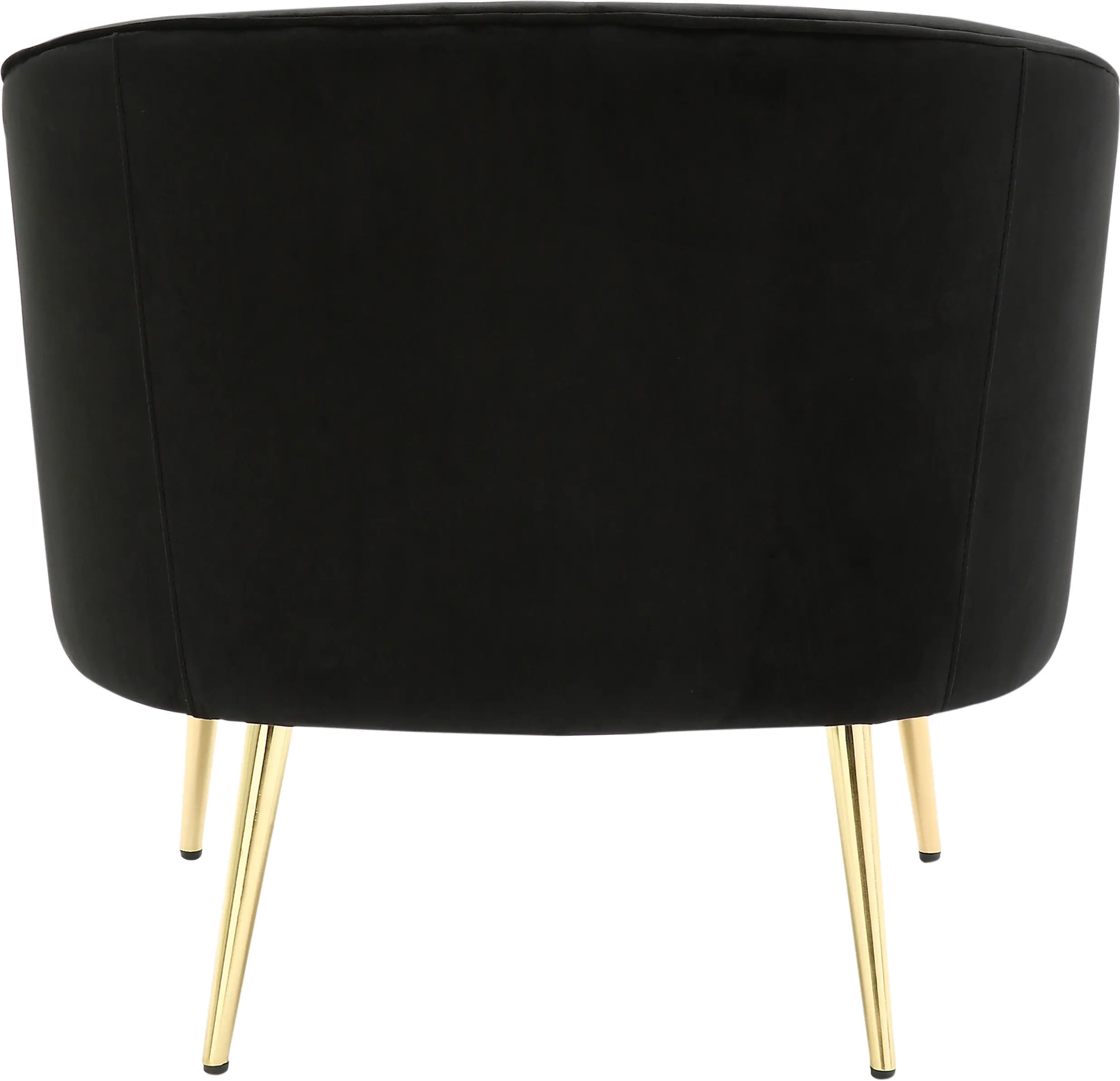 CHR-TANIA AU+BK Tania Black Velvet Glam Accent Chair-4