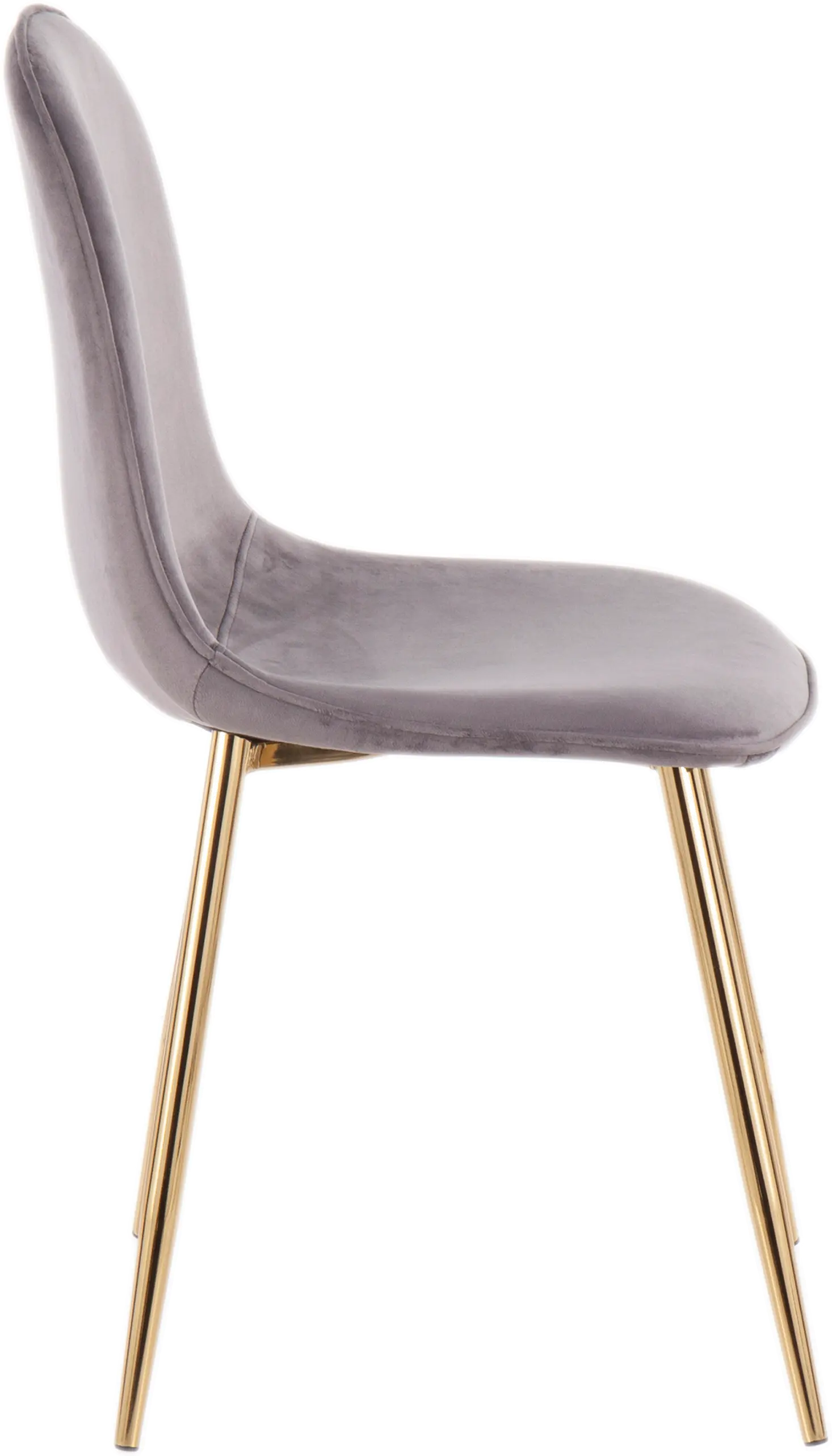 CH-PEBBLE AUVGY2 Contemporary Gray and Gold Dining Room Chair (Set of 2) - Pebble-3