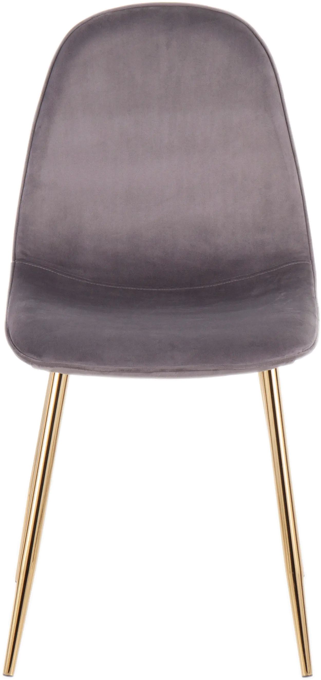 CH-PEBBLE AUVGY2 Contemporary Gray and Gold Dining Room Chair (Set of 2) - Pebble-5